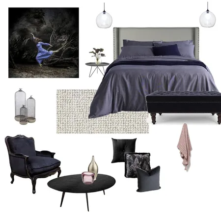 modern contemporary bedroom - artlovers Interior Design Mood Board by Simplestyling on Style Sourcebook