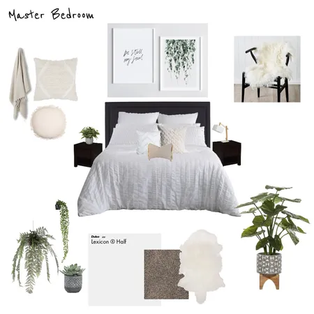 Master Bedroom Interior Design Mood Board by Cedar &amp; Snø Interiors on Style Sourcebook
