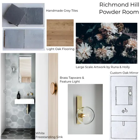 Richmond Hill Powder Room Interior Design Mood Board by AbbieHerniman on Style Sourcebook