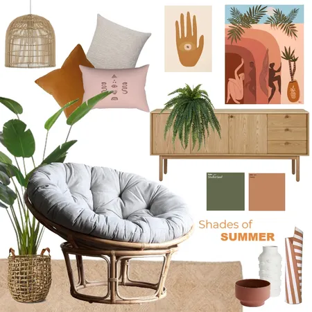 Shades of Summer Interior Design Mood Board by Ballantyne Home on Style Sourcebook