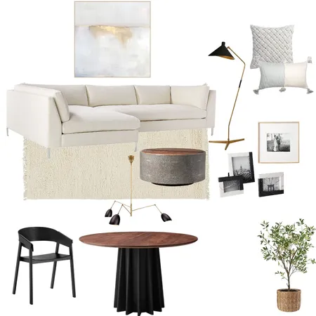 Living room  Project Interior Design Mood Board by adrianamihaelascrob on Style Sourcebook