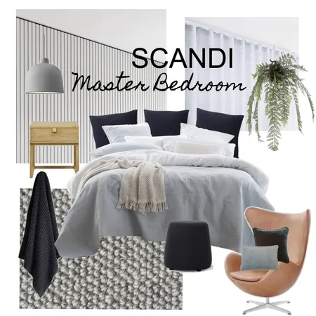 Scandi Master Bedroom Interior Design Mood Board by Zephyr + Stone on Style Sourcebook