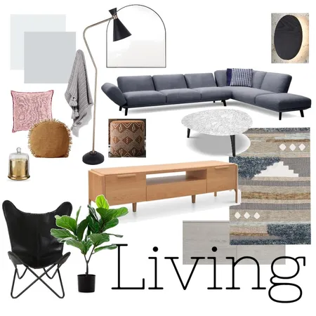 Living Room Interior Design Mood Board by LauraRe on Style Sourcebook