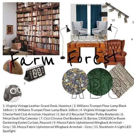 Farm Forest Interior Design Mood Board by Leandie Prins on Style Sourcebook