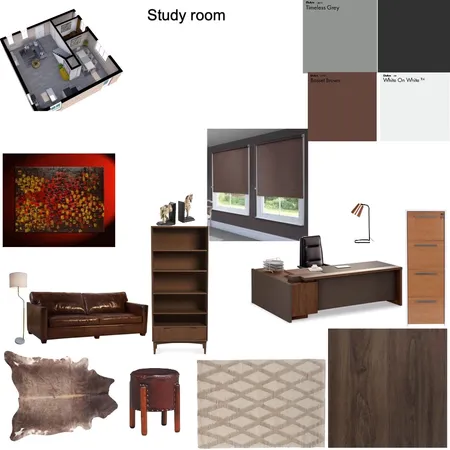 study room Interior Design Mood Board by ALIONA on Style Sourcebook