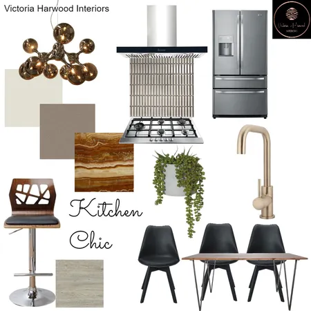 Kitchen Chic Interior Design Mood Board by Victoria Harwood Interiors on Style Sourcebook