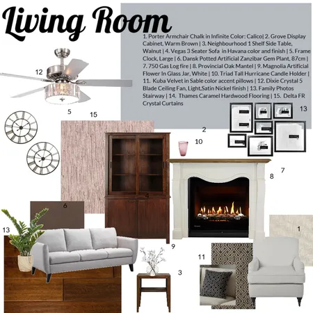 Living Room Assignment 9 Interior Design Mood Board by JessicaQuinn on Style Sourcebook