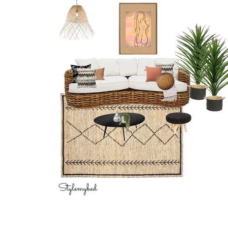 Silhouette art print Interior Design Mood Board by stylemybed on Style Sourcebook
