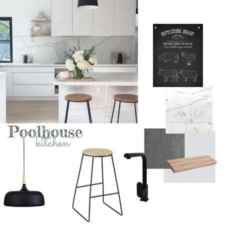 Pool house kitchen 2 Interior Design Mood Board by littlemissapple on Style Sourcebook