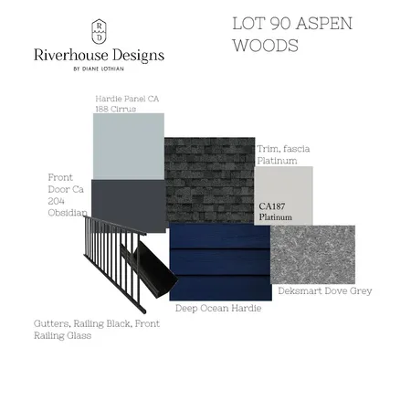 Lot 90 Aspen Woods Interior Design Mood Board by Riverhouse Designs on Style Sourcebook