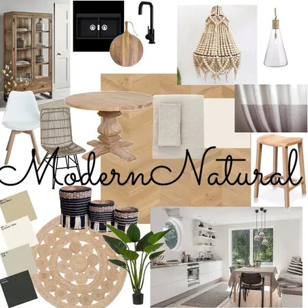 Modern Natural Kitchen Interior Design Mood Board by Home Interiors on Style Sourcebook