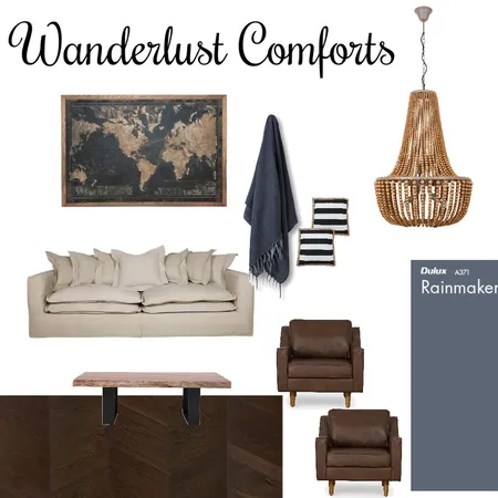 Wanderlust Comforts Interior Design Mood Board by Nesha on Style Sourcebook