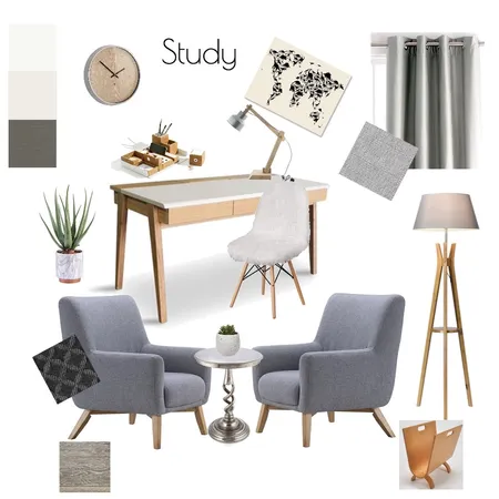 Study Interior Design Mood Board by mchotto on Style Sourcebook