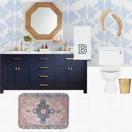 Daylily - Powder Room Interior Design Mood Board by Fraiche & Co on Style Sourcebook