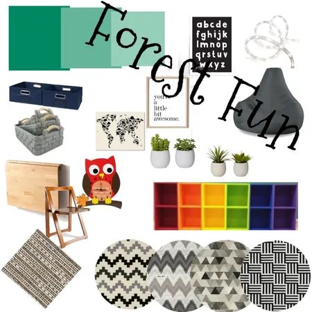 Forest Fun Interior Design Mood Board by Leandie Prins on Style Sourcebook