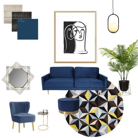 Art Deco lounge art lovers Interior Design Mood Board by Simplestyling on Style Sourcebook
