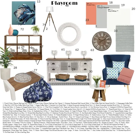 PLAYROOM ASS 9 Interior Design Mood Board by lyndee on Style Sourcebook
