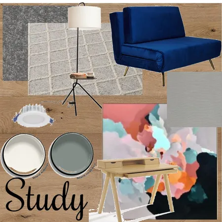 Study Interior Design Mood Board by kategolder on Style Sourcebook
