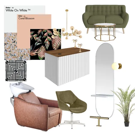 Palm Springs salon II Interior Design Mood Board by Bianca Strahan on Style Sourcebook