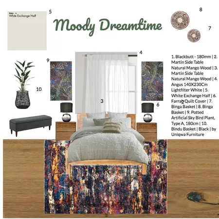 Moody Dreamtime Interior Design Mood Board by Casa Flair Interiors on Style Sourcebook