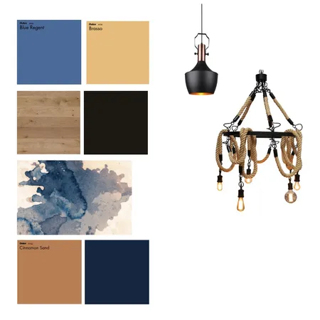 Blue &amp; Tan (new) Interior Design Mood Board by FrankstonBrewhouse on Style Sourcebook