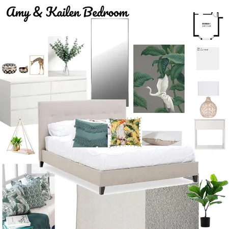 Amy &amp; Kailen Bedroom Interior Design Mood Board by lesleykayrey on Style Sourcebook