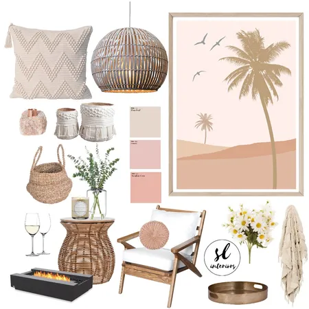 Blush Tones Interior Design Mood Board by Shannah Lea Interiors on Style Sourcebook