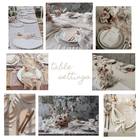 Table Settings Interior Design Mood Board by BellaK on Style Sourcebook