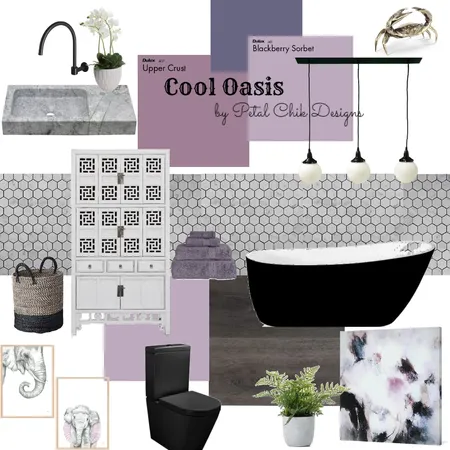 Cool Oasis Interior Design Mood Board by petalchikdesigns on Style Sourcebook