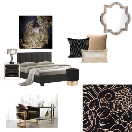 Art lovers Art Deco boudoir Interior Design Mood Board by Simplestyling on Style Sourcebook