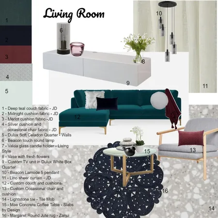 Living Room Interior Design Mood Board by Kellieweston on Style Sourcebook