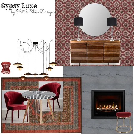 Gypsy Luxe Interior Design Mood Board by petalchikdesigns on Style Sourcebook