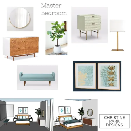 Master Bedroom Interior Design Mood Board by Christinepark on Style Sourcebook