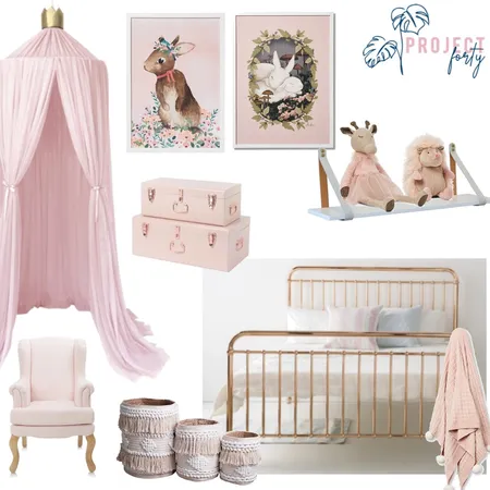 Girls bedroom Interior Design Mood Board by Project Forty on Style Sourcebook