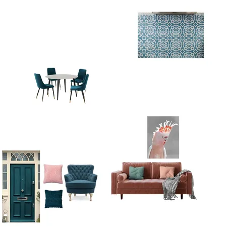 TeAL&amp;CORAL Interior Design Mood Board by hema.rananth on Style Sourcebook