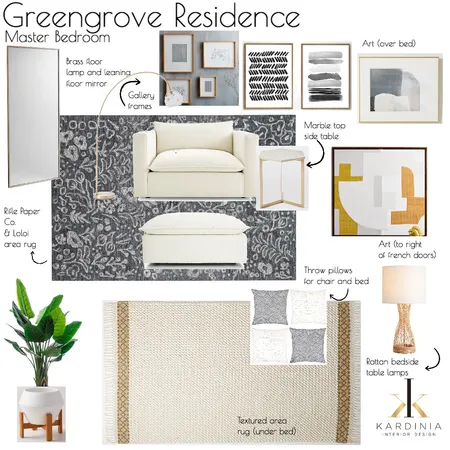 Greengrove - Master Bedroom Interior Design Mood Board by kardiniainteriordesign on Style Sourcebook