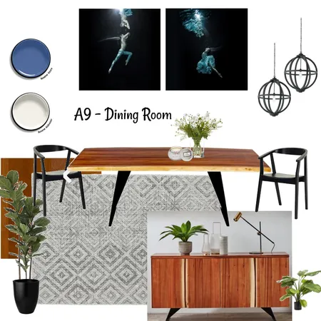 A9 - Dining Room Interior Design Mood Board by lesleykayrey on Style Sourcebook