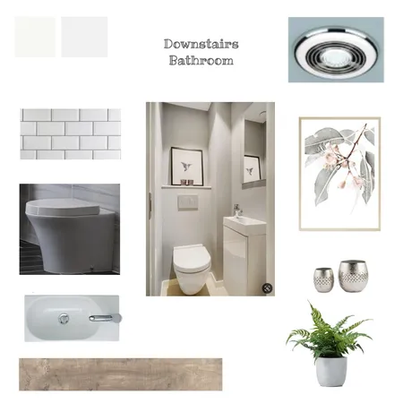Downstairs Bathroom Interior Design Mood Board by beckylevers on Style Sourcebook