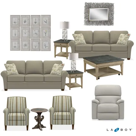 Drischoll Classic Living Room Interior Design Mood Board by JasonLZB on Style Sourcebook
