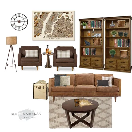 Old world Contemporary  Lounge Interior Design Mood Board by Sheridan Interiors on Style Sourcebook