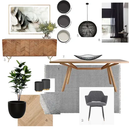 Dining room Interior Design Mood Board by mariacoote on Style Sourcebook