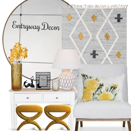 Navy and gold Entryway 3 Interior Design Mood Board by rhee-ne on Style Sourcebook