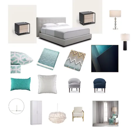 Bedroom mood board Interior Design Mood Board by JXsuper on Style Sourcebook