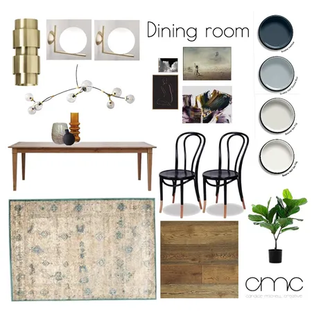 IDI Dining Room Interior Design Mood Board by Candice Michell Creative on Style Sourcebook