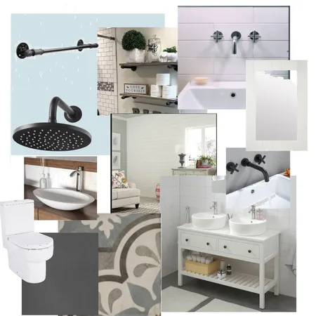 Cottage Bathroom Interior Design Mood Board by OTFSDesign on Style Sourcebook