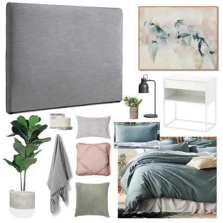 Debbie Master Bedroom Interior Design Mood Board by Thediydecorator on Style Sourcebook