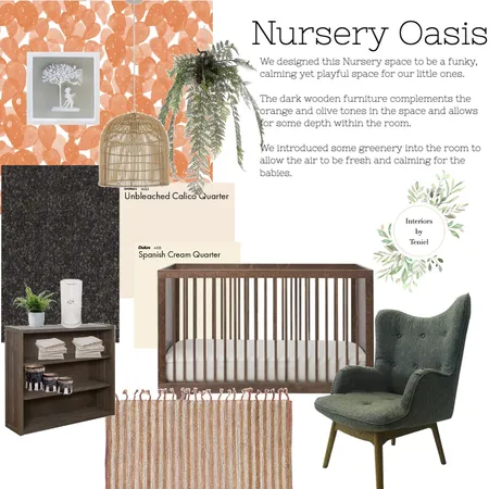 Nursery Oasis Interior Design Mood Board by Interiors by Teniel on Style Sourcebook