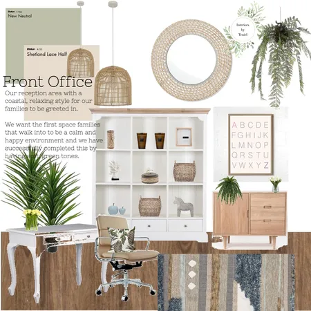 Front Office Interior Design Mood Board by Interiors by Teniel on Style Sourcebook