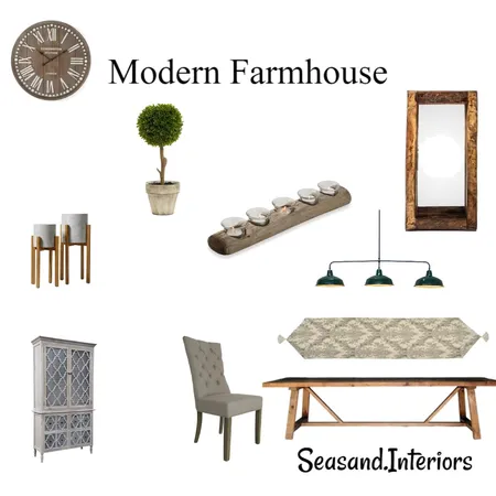 Modern Farmhouse Interior Design Mood Board by Seasand.interiors on Style Sourcebook