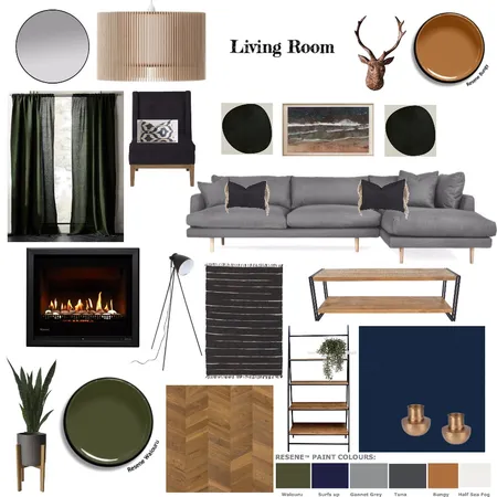 Living Room Interior Design Mood Board by hebb on Style Sourcebook
